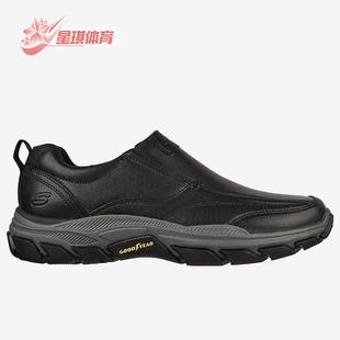Skechers/斯凯奇秋季新款男子一脚蹬商务皮鞋204436