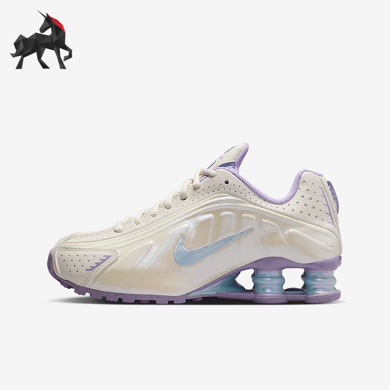 Nike/耐克正品Shox R4 GS女子大童耐磨缓震打孔运动鞋IH4050-001