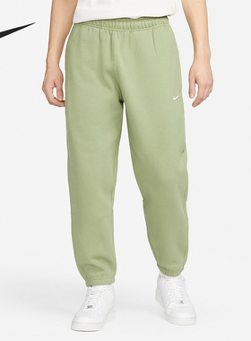 Nike/耐克官方正品男子运动休闲针织加绒保暖束脚长裤 DX1365-386
