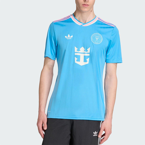 Adidas/阿迪达斯正品三叶草男修身足球经典运动训练短袖T恤KA7502