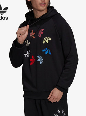 Adidas/阿迪达斯正品三叶草新款男子运动连帽卫衣H37732