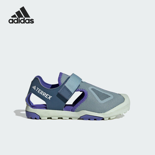 Adidas/阿迪达斯正品CAPTAIN TOEY大童魔术贴经典网眼凉鞋JI1362