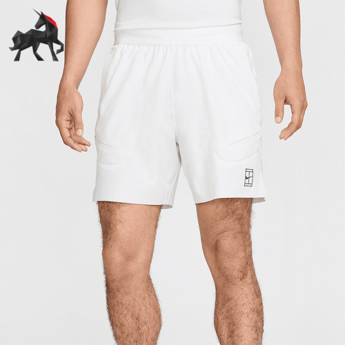 Nike/耐克正品Dri-FIT 男士运动网球简约经典训练短裤FZ6914-100