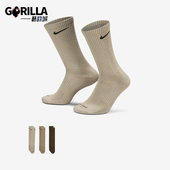 耐克正品 SX6891 2025新款 训练袜三双装 915 男女透气中筒经典 Nike