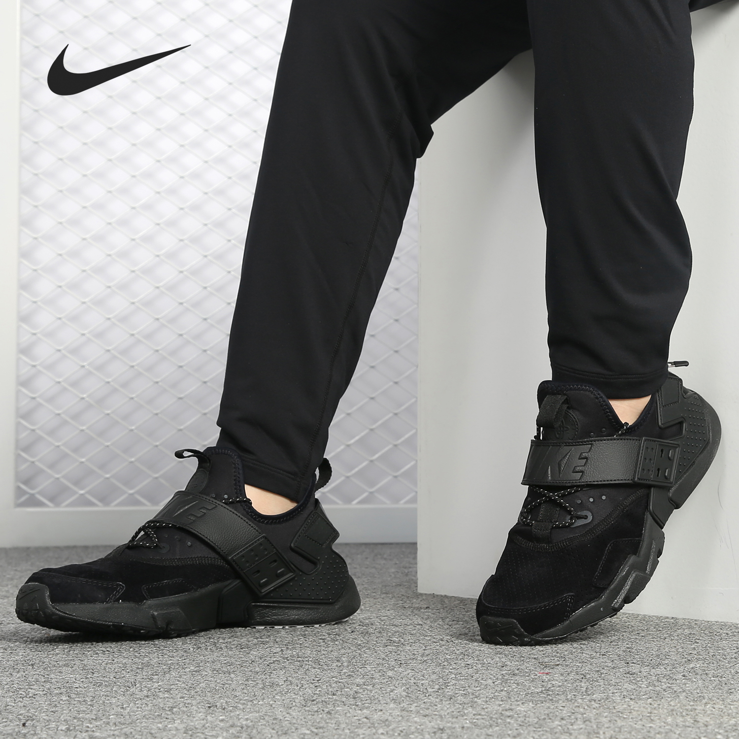 Nike/耐克正品AIR HUARACHE DRIFT 男华莱士运动跑步鞋 AH7335