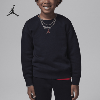 Nike/耐克正品Jordan Game Time 小童加绒圆领卫衣IB5821-010