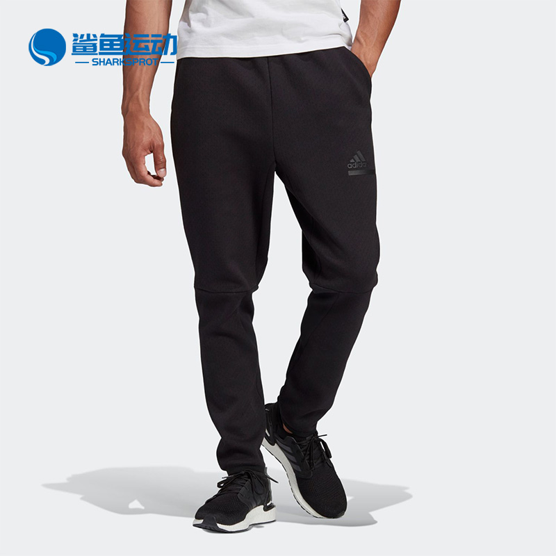 男子系带收口束腿运动长裤