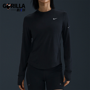 Nike/耐克正品Swift Dri-FIT女士跑步健身长袖T恤HQ0504-010
