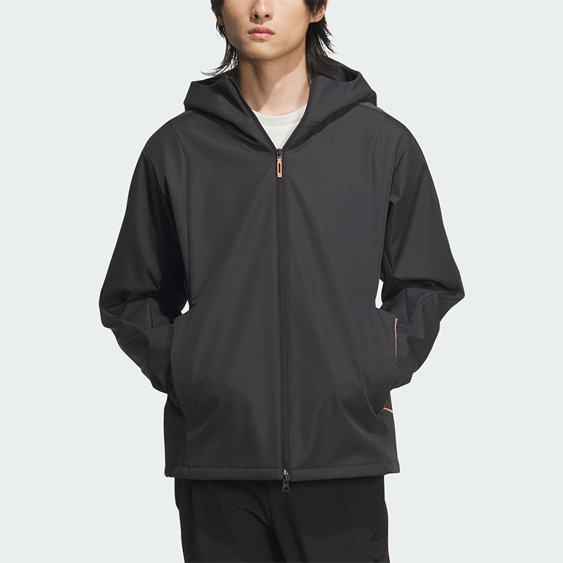 阿迪达斯男士防泼梭织夹克外套