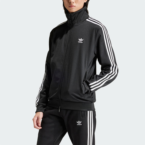 Adidas/阿迪达斯正品三叶草男士立领长袖经典拉链夹克外套IY8077