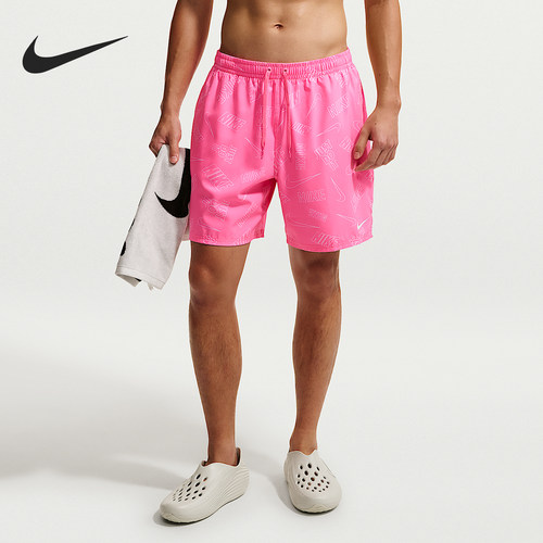 Nike/耐克正品夏季男士运动含衬裤沙滩时尚梭织短裤IU2358-649