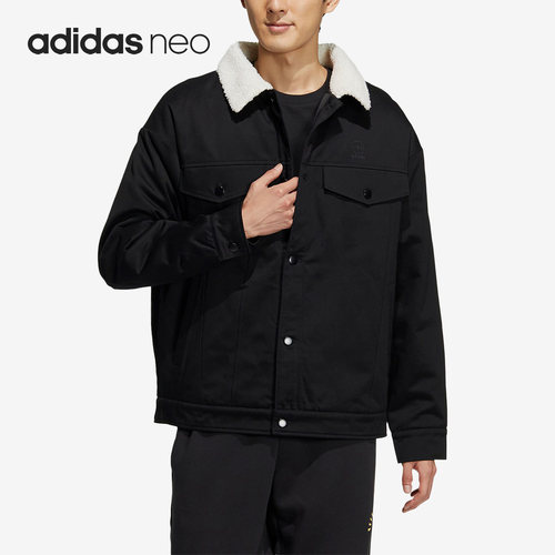 阿迪达斯正品男女通用棉服