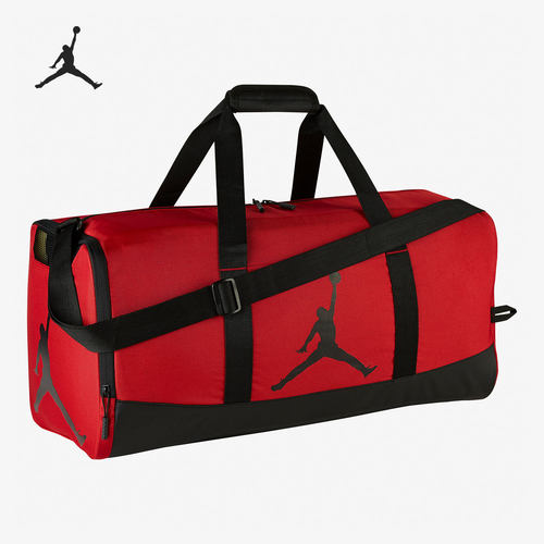 Nike/耐克正品JORDAN空新款红黑色出行经典训练旅行包HA465-678