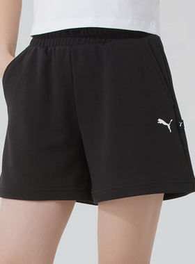 Puma/彪马正品ESS Cat Logo Shorts TR女士针织短裤692479-01