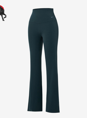 Nike/耐克正品S新款女深绿色瑜伽健身喇叭经典运动长裤FV7922-390
