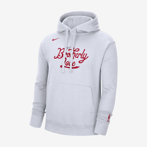 Nike耐克正品City Edition连帽套头字母印花休闲篮球DN8672-100