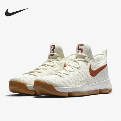 Nike/耐克正品Zoom KD 9 (Texas) 男士缓震篮球鞋899640-110
