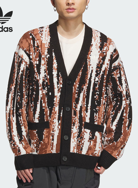 Adidas/阿迪达斯官方正品三叶草男女时尚防风休闲开衫外套IX7819