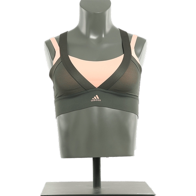Adidas/阿迪达斯正品 AM LAYERED BRA 女子健身运动内衣DZ6089