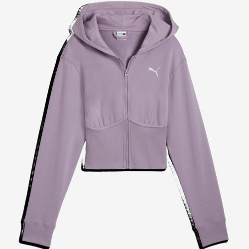 Puma彪马正品DARE TO女子短款连帽拉链款修身型开衫卫衣627475-30