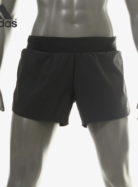 Adidas/阿迪达斯正品女子反光跑步经典运动梭织短裤 CY8362