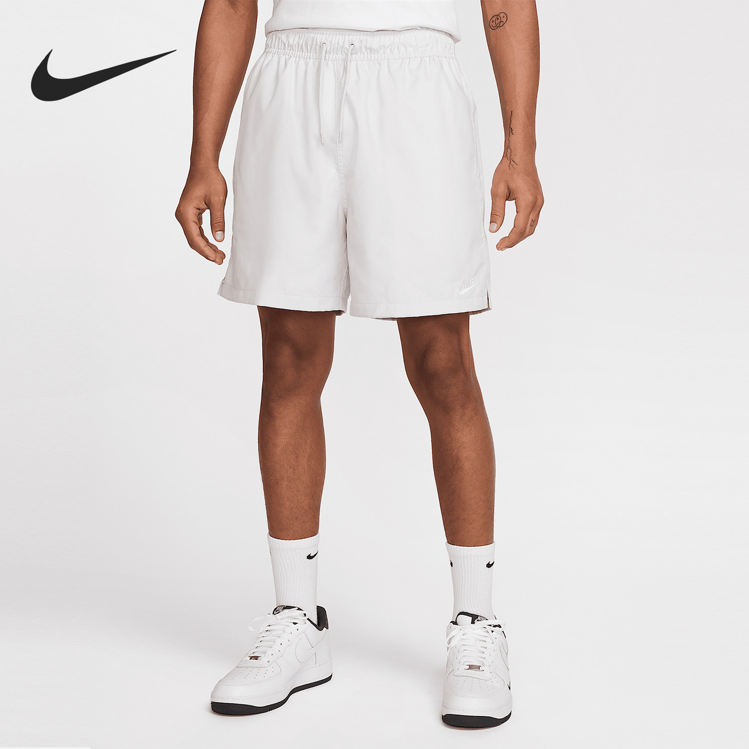 Nike/耐克正品夏季Club男士简约宽松中腰复古短裤FN3307-025,运动服/休闲服装,运动中长裤／短裤,淘宝优惠券,粉丝福利购,淘宝优惠卷