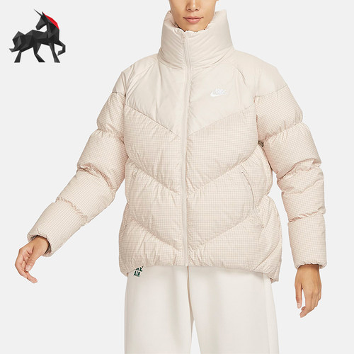 耐克正品女子防风保暖羽绒服