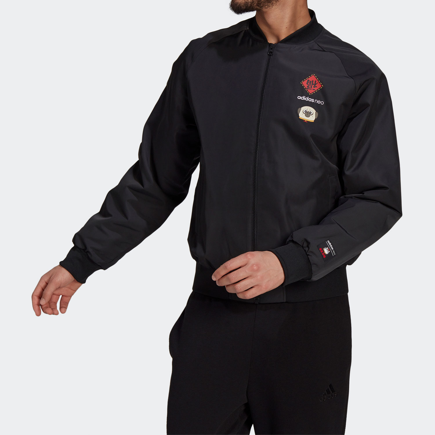 阿迪达斯neopadfk9942运动棉服