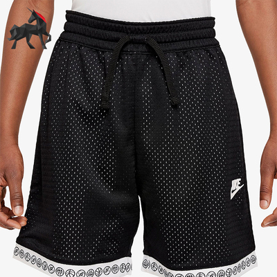 Nike/耐克正品夏季大童运动训练透气经典网眼休闲短裤DR6973-010