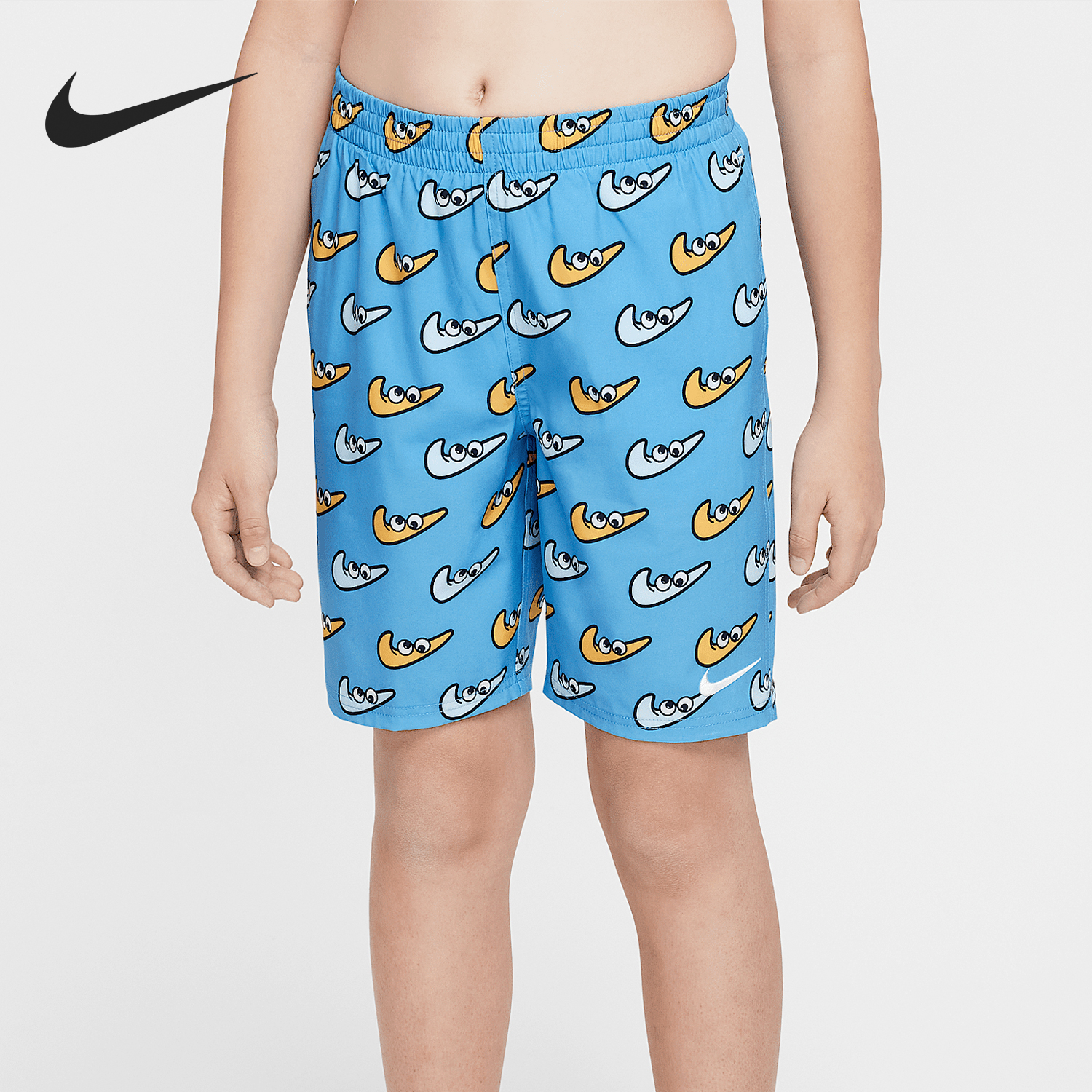Nike/耐克正品夏季新款大童沙滩游泳透气运动短裤HV7026-412