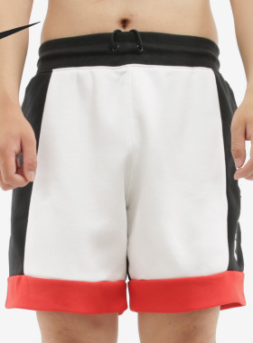 Nike/耐克正品当季新款男子运动休闲Logo字母印花拼接短裤CJ4833