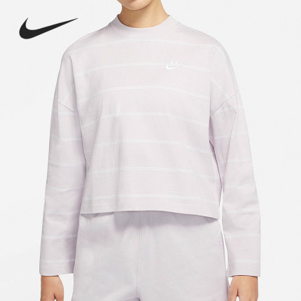 Nike/耐克正品20021新款女子时尚圆领透气舒适长袖T恤DD5187-511