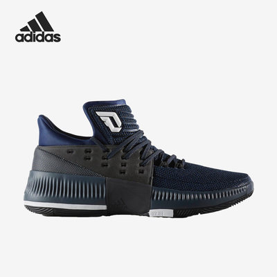 Adidas阿迪达斯正品D lillard 3女款圆头系带低帮篮球鞋BB8271