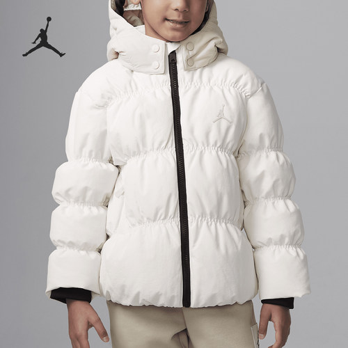 Nike/耐克正品JORDAN小童运动简约宽松保暖羽绒服HQ7673-133