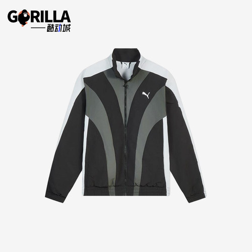 Puma/彪马正品T7Track夹克男防风立领梭织经典夹克外套638801-01