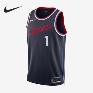 圆领透气运动背心T恤FQ4702 洛杉矶快船队男士 422 耐克正品 Nike