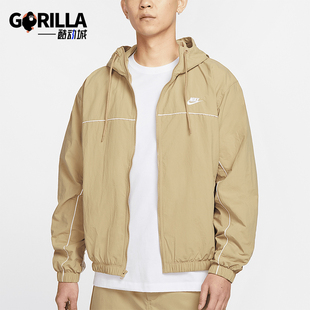 拼接连帽外套HJ2013 Nike 梭织宽松休闲经典 2025男士 297 耐克正品