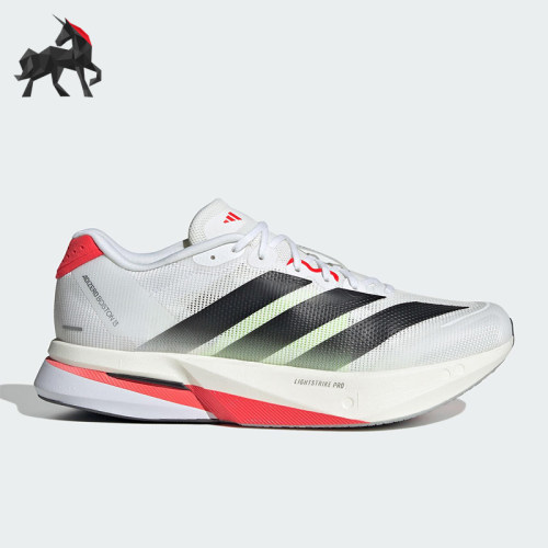 Adidas/阿迪达斯正品2025男士耐磨超轻透湿排汗缓震跑步鞋JS4932