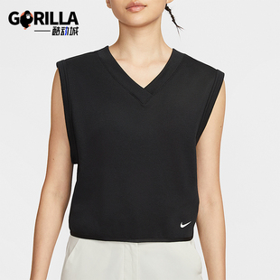 耐克正品 款 Nike 2025夏季 010 女士透气高尔夫无袖 休闲上衣IH0940