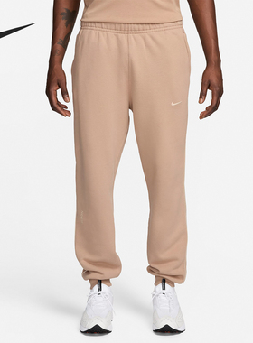 Nike/耐克官方正品NOCTA 男士新款宽松运动加绒长裤FN7662-200