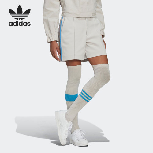 Adidas/阿迪达斯正品三叶草女士中腰运动时尚透气休闲短裤HK7243