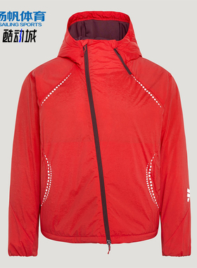 Adidas/阿迪达斯正品2025冬季款女士日常连帽梭织保暖棉服KV4863