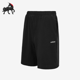 透气休闲运动短裤 Adidas JP2078 SHORTS男士 KNIT 阿迪达斯正品