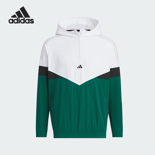 Adidas 运动男士 高尔夫半拉链连帽套头衫 IM7226 阿迪达斯正品