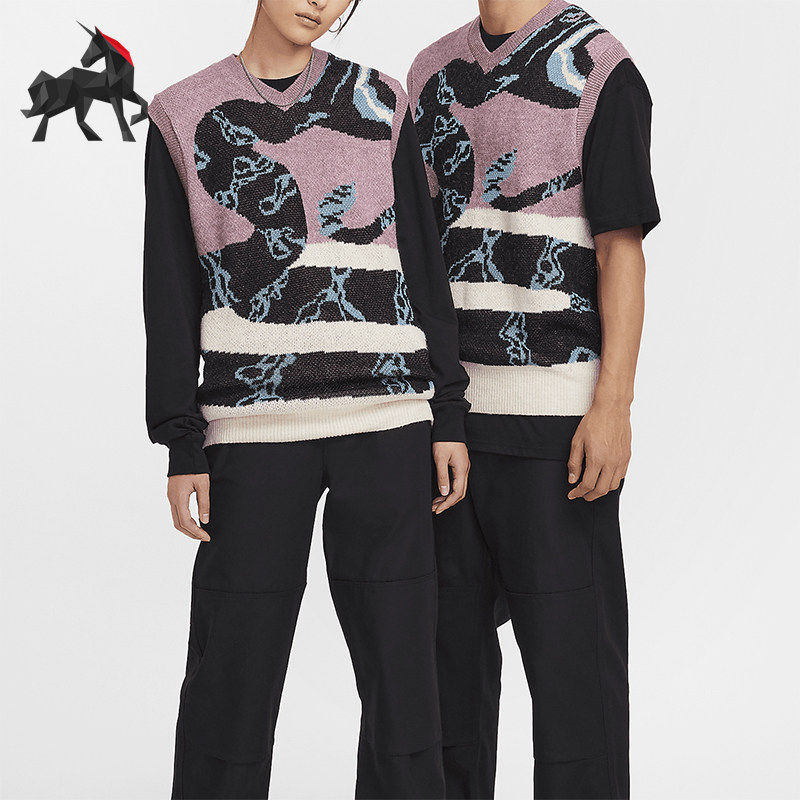 Nike/耐克正品SB 男女同款运动休闲针织无袖毛衣FV7392-523,运动服/休闲服装,单马甲,淘宝优惠券,粉丝福利购,淘宝优惠卷