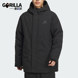 Adidas/阿迪达斯正品新款男士防泼水户外运动羽绒服JY4213