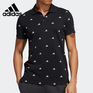 新款 Adidas 夏季 男子运动休闲T恤POLO衫 阿迪达斯官方正品 FT2802