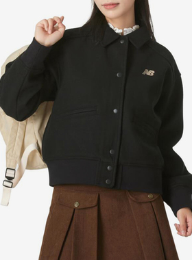 New Balance/NB正品新款女子运动训练梭织夹克外套NME32072-BK