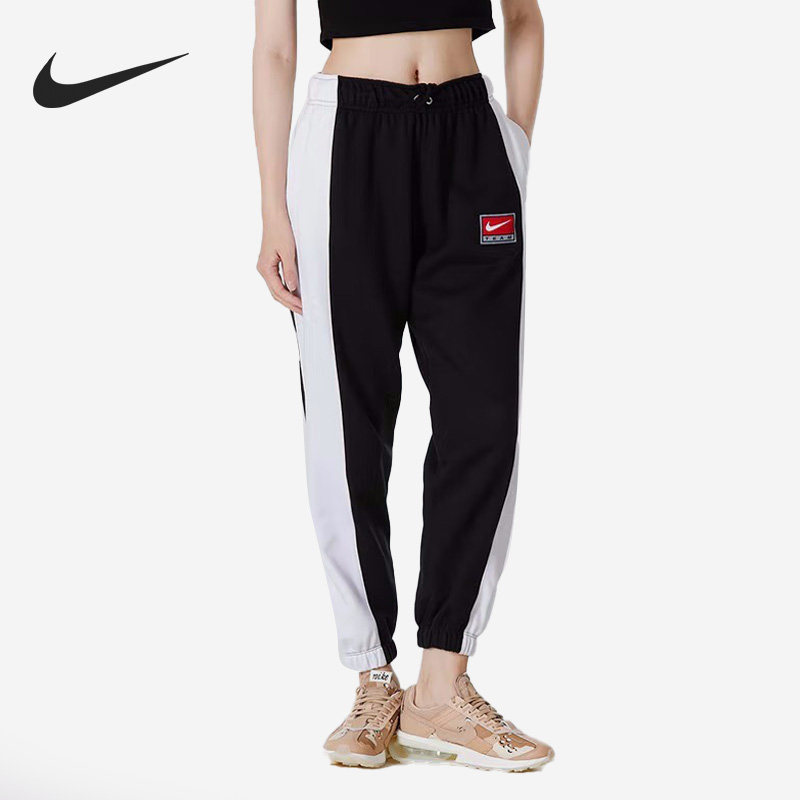 Nike/耐克官方正品当季新款女子休闲束脚运动针织长裤DQ6604-010,运动服/休闲服装,运动长裤,淘宝优惠券,粉丝福利购,淘宝优惠卷