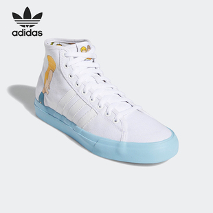 DB3379 三叶草男女潮流耐磨中帮运动板鞋 Adidas 阿迪达斯正品
